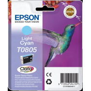 Epson T0805 ciano (chiaro) Cartuccia d'inchiostro (C13T08054011)