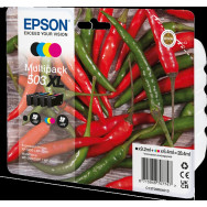 Epson 503 XL Multipack nero / ciano / magenta / giallo (C13T09R64010)