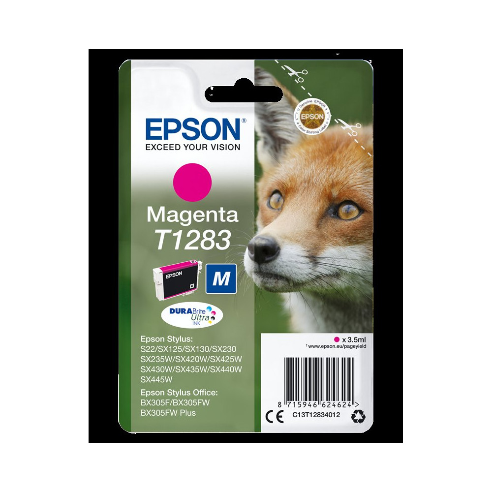 Epson T1283 magenta Cartuccia d'inchiostro (C13T12834012)