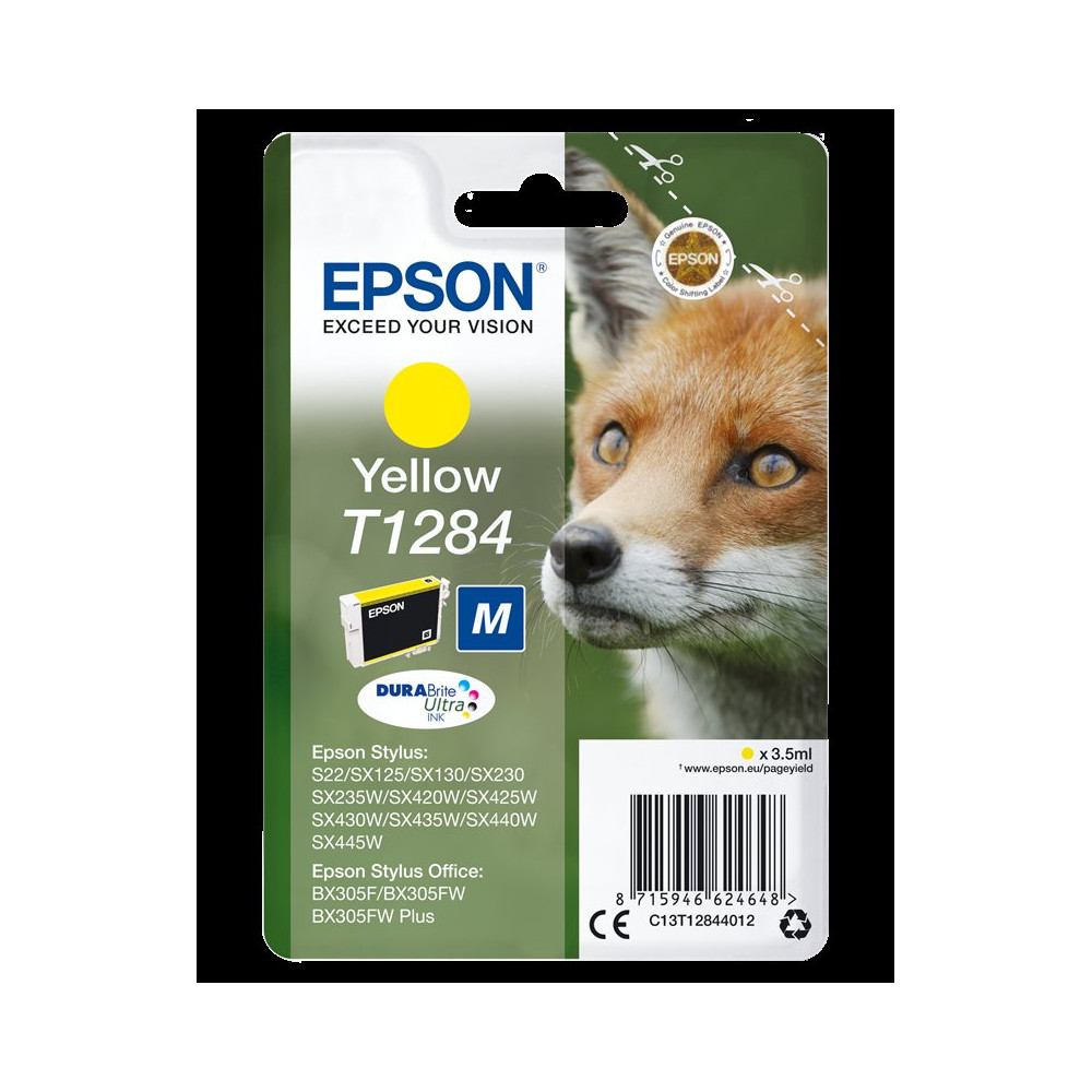 Epson T1284 giallo Cartuccia d'inchiostro (C13T12844012)