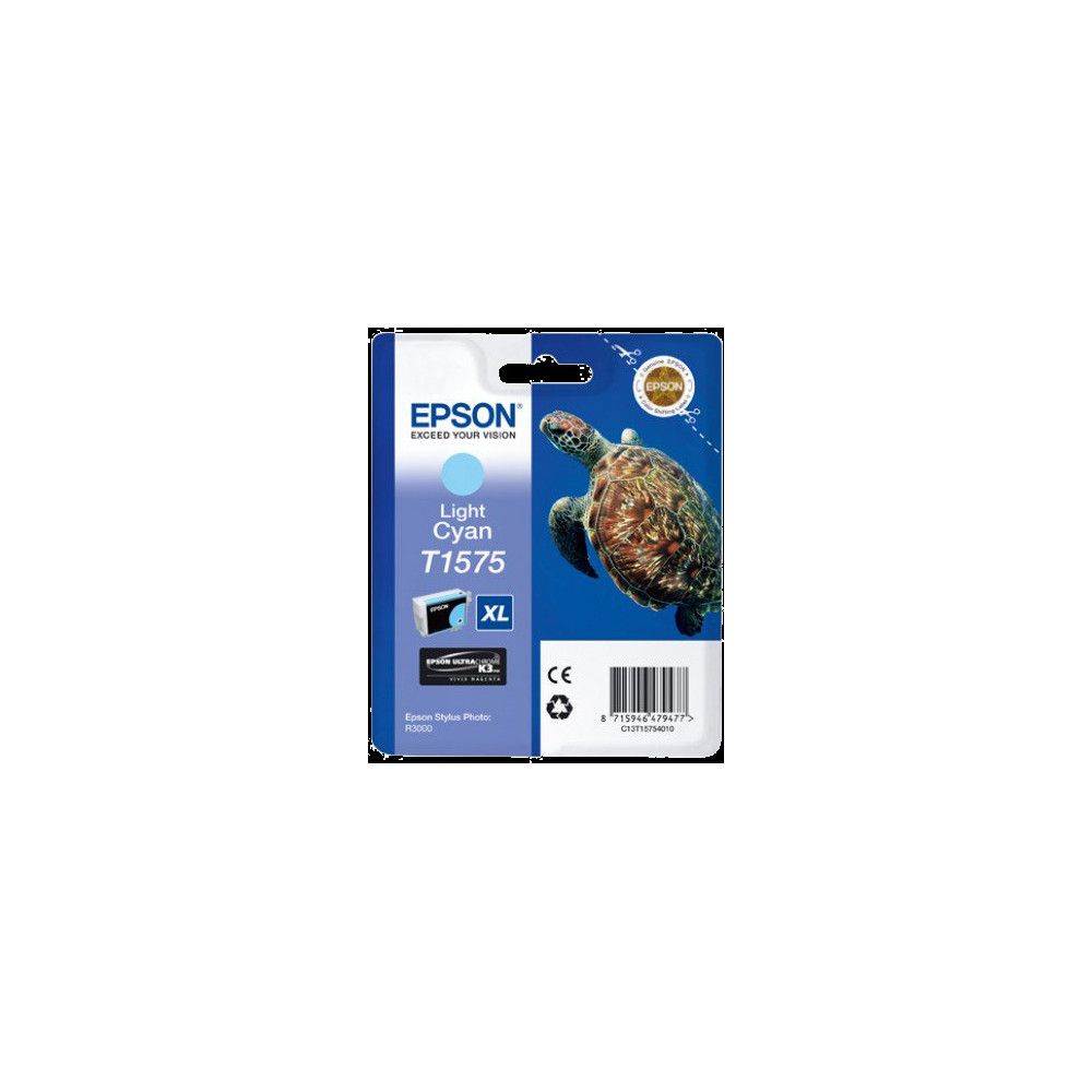 Epson T1575 XL ciano (chiaro) Cartuccia d'inchiostro (C13T15754010)