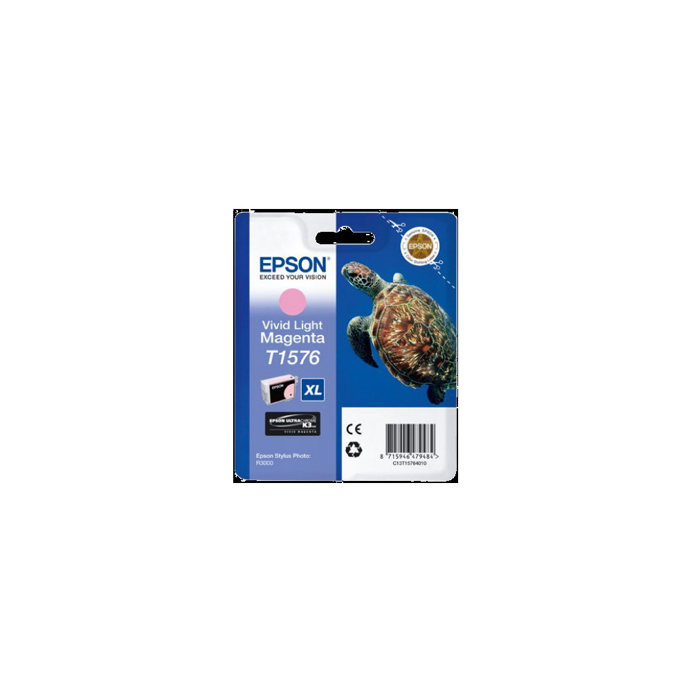 Epson T1576 XL magenta (chiaro) Cartuccia d'inchiostro (C13T15764010)