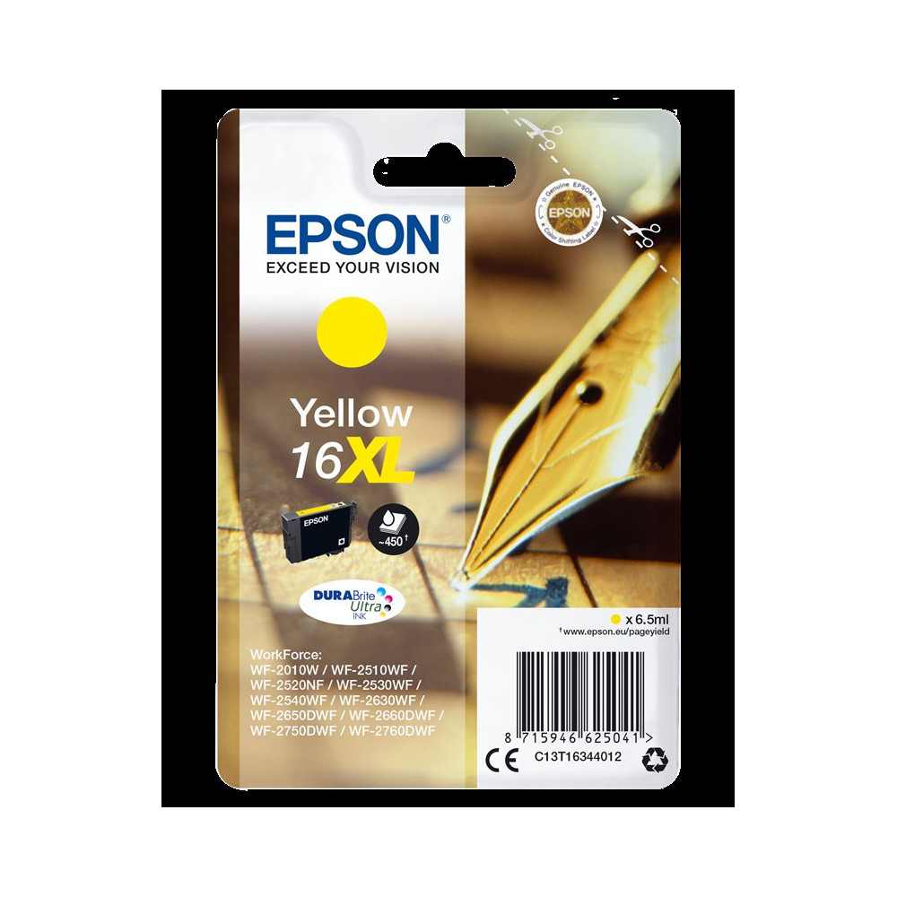 Epson 16 XL giallo Cartuccia d'inchiostro (C13T16344012)