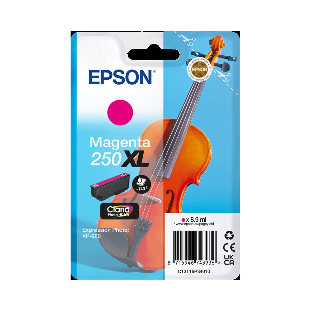 Epson 250 XL magenta Cartuccia d'inchiostro (C13T16P34010)
