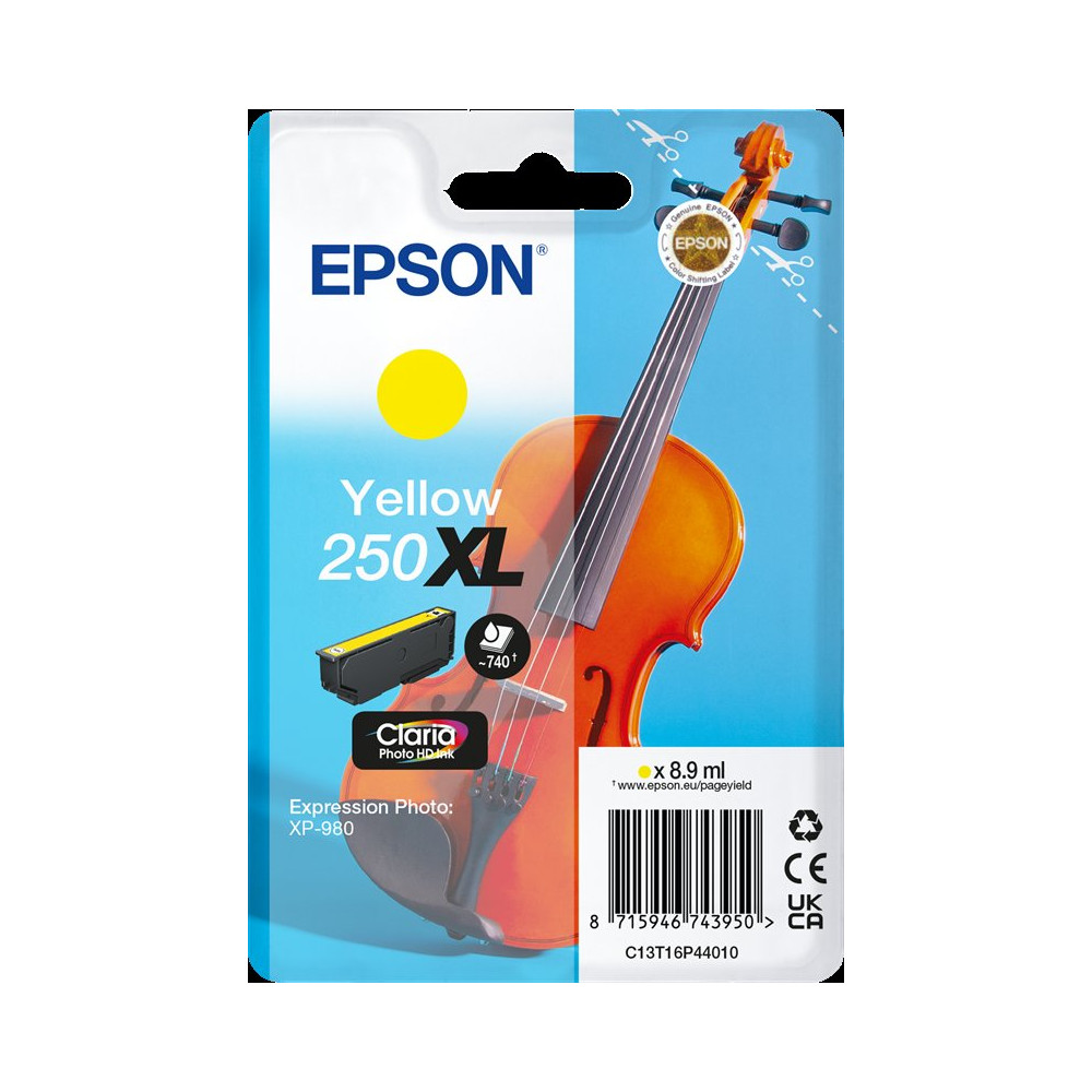 Epson 250 XL giallo Cartuccia d'inchiostro (C13T16P44010)