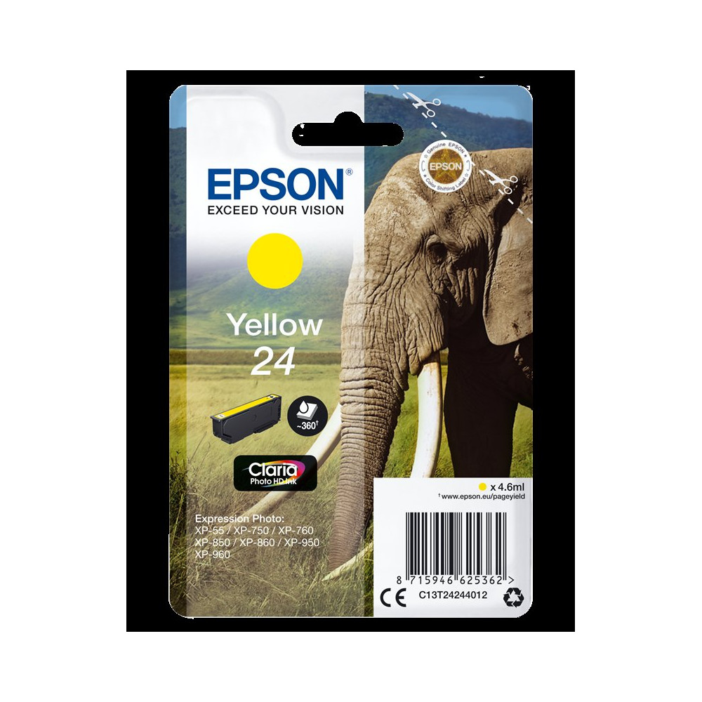 Epson 24 giallo Cartuccia d'inchiostro (C13T24244012)
