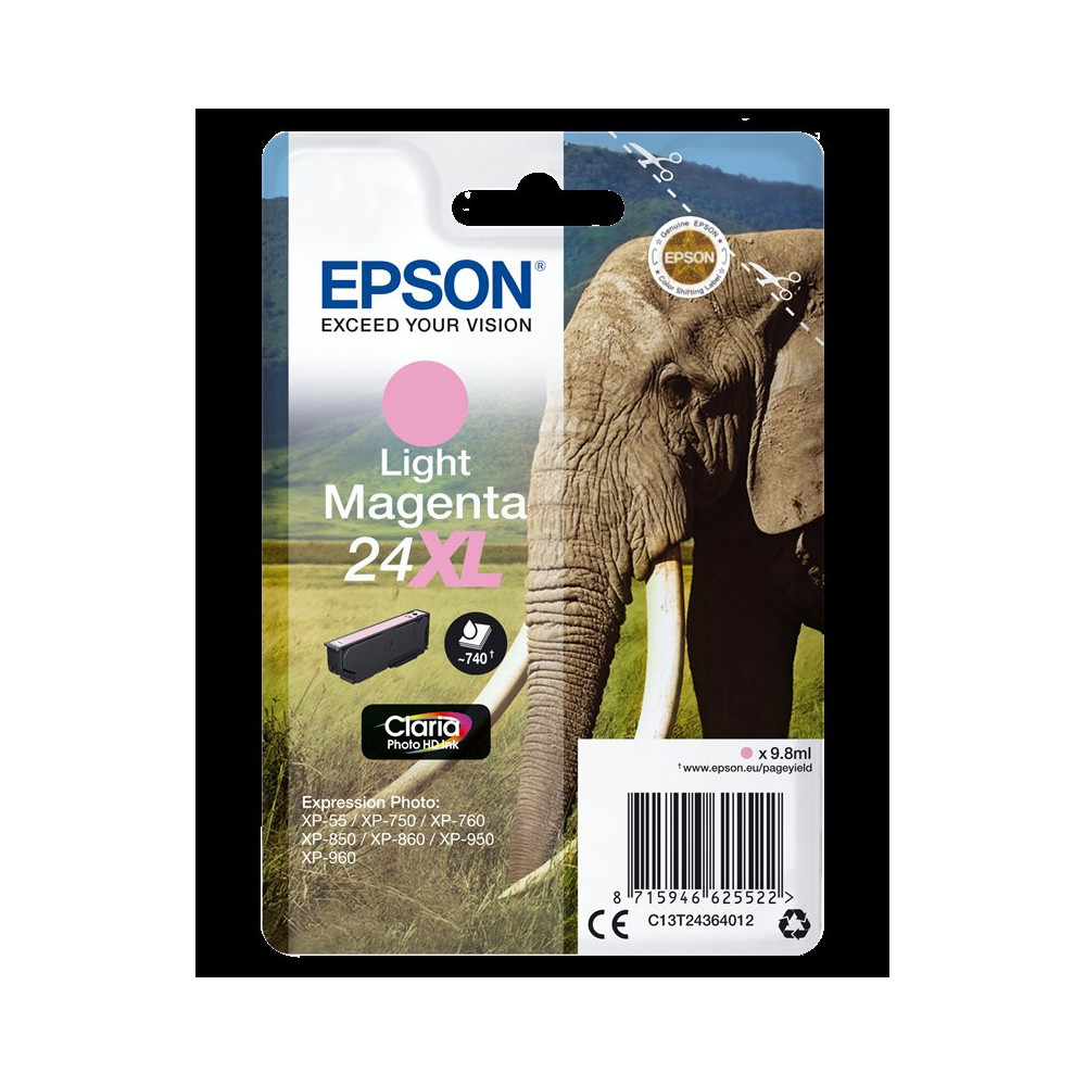 Epson 24 XL magenta (chiaro) Cartuccia d'inchiostro (C13T24364012)