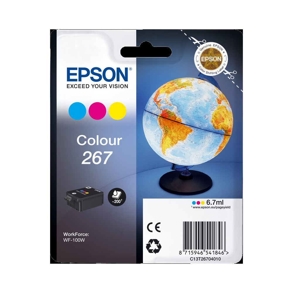 Epson 267 differenti colori Cartuccia d'inchiostro (C13T26704010)