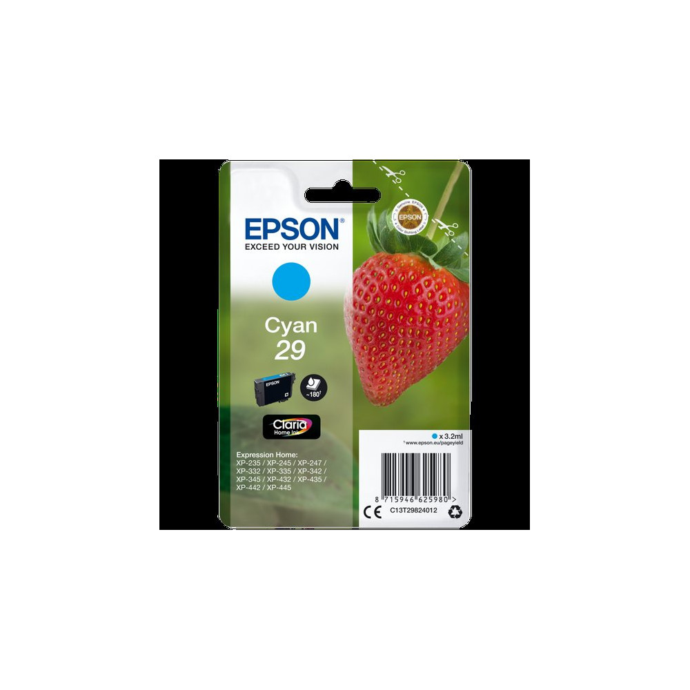 Epson 29 ciano Cartuccia d'inchiostro (C13T29824012)