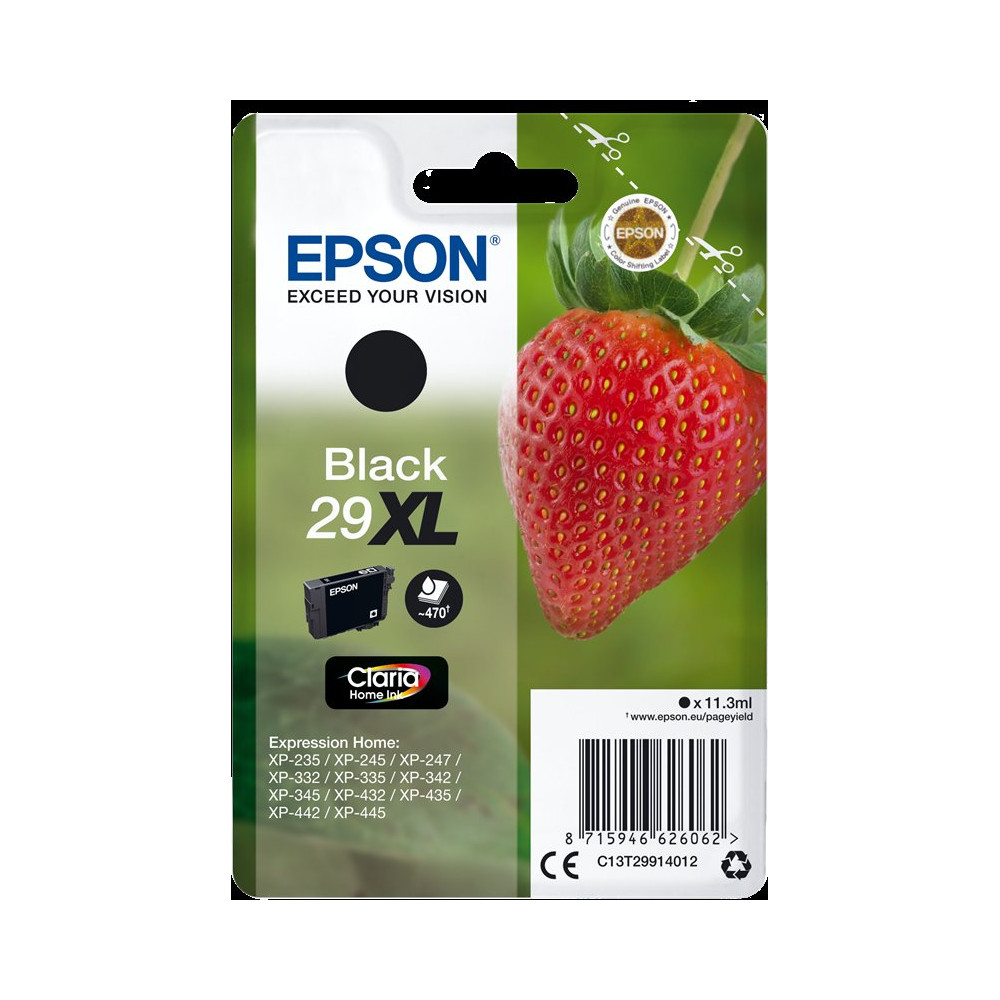 Epson 29 XL nero Cartuccia d'inchiostro (C13T29914012)