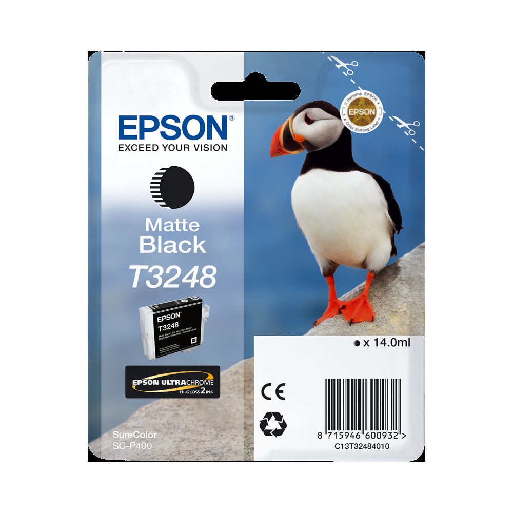 Epson T3248 nero Cartuccia d'inchiostro (C13T32484010)