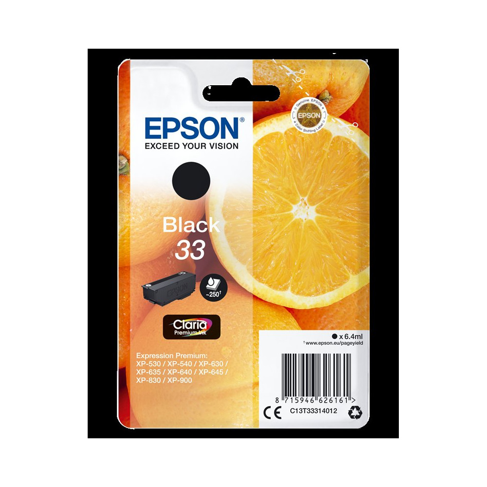 Epson 33 nero Cartuccia d'inchiostro (C13T33314012)