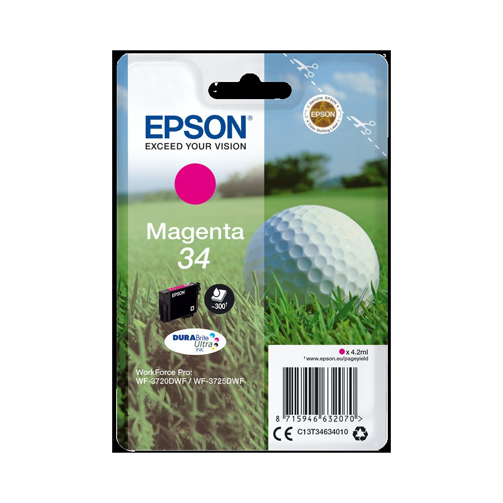 Epson 34 magenta Cartuccia d'inchiostro (C13T34634010)