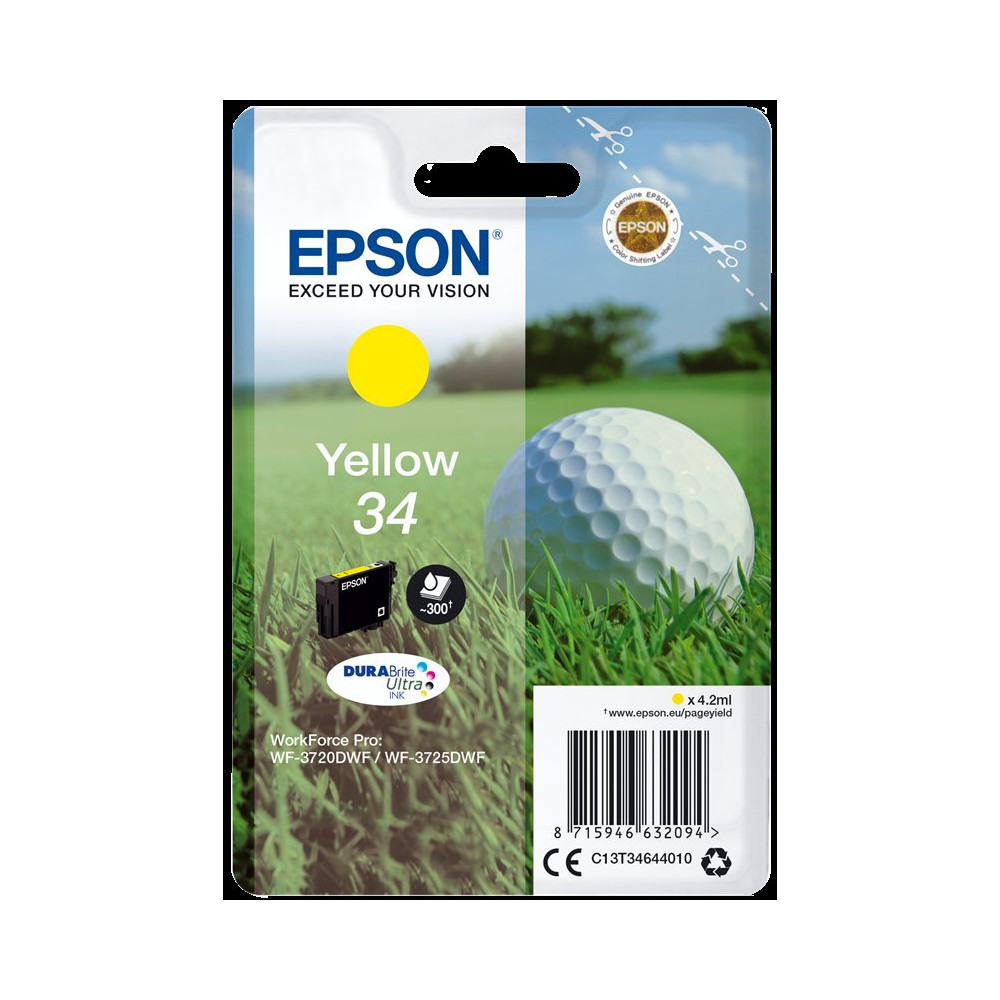 Epson 34 giallo Cartuccia d'inchiostro (C13T34644010)