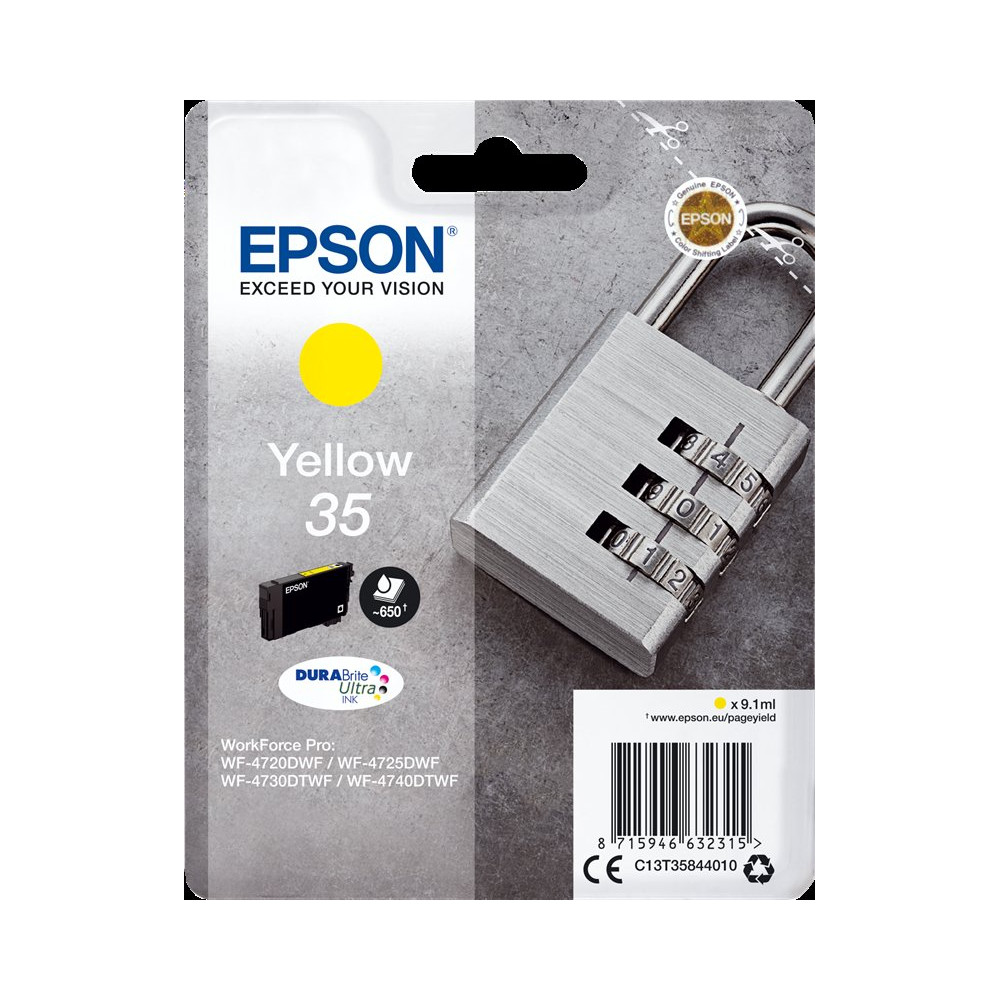 Epson 35 giallo Cartuccia d'inchiostro (C13T35844010)