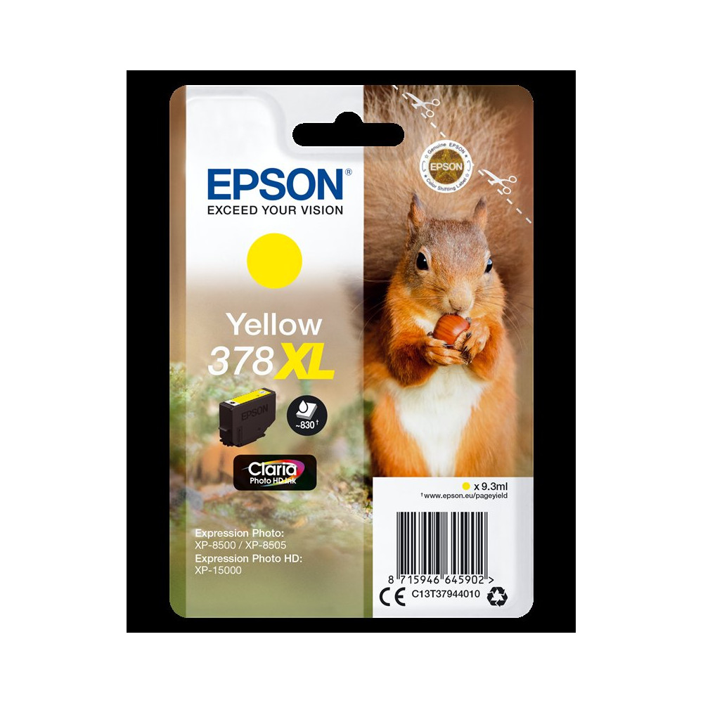 Epson 378XL giallo Cartuccia d'inchiostro (C13T37944010)