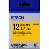 Epson LK-4YBP Nastro Nero su giallo