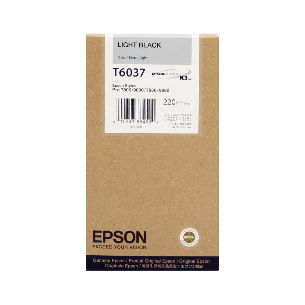 Epson T6037 lightblack Cartuccia d'inchiostro (C13T603700)