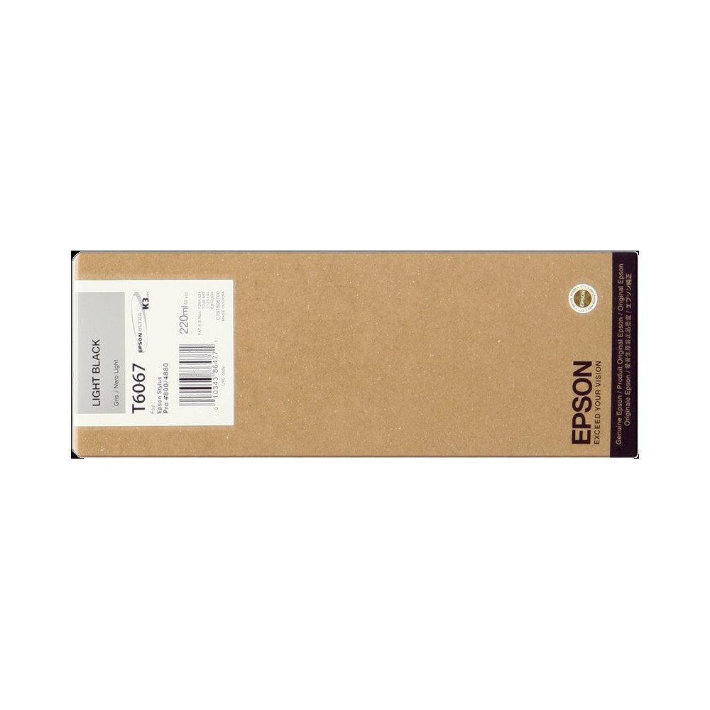 Epson T6067 lightblack Cartuccia d'inchiostro (C13T606700)