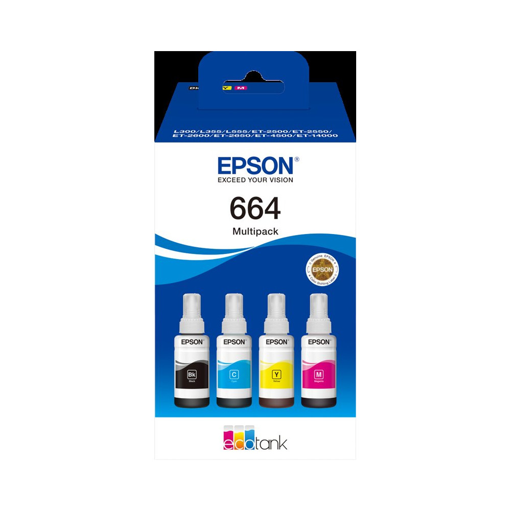 Epson 664 Multipack nero / ciano / magenta / giallo (C13T664640)