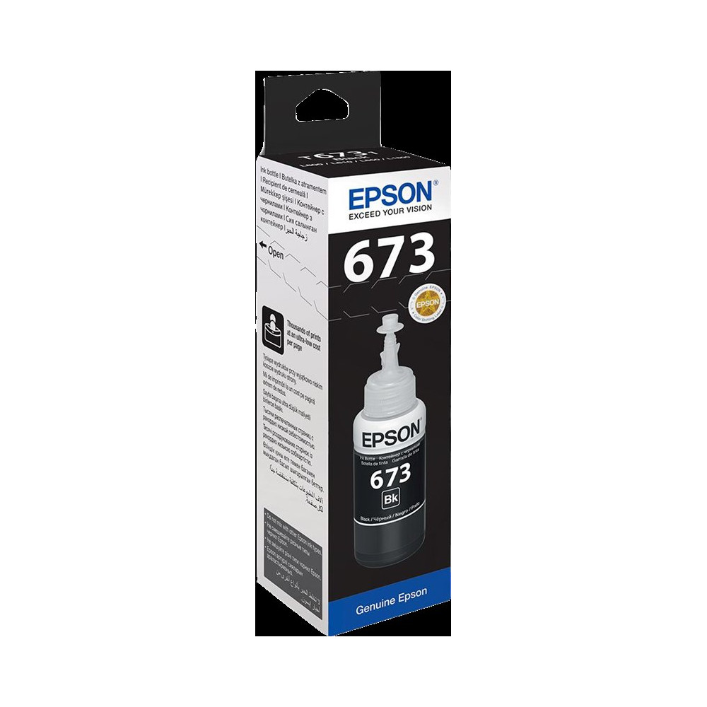 Epson 673 nero Cartuccia d'inchiostro (C13T67314A)
