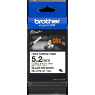 Brother HSe-211E Nastro Nero su bianco