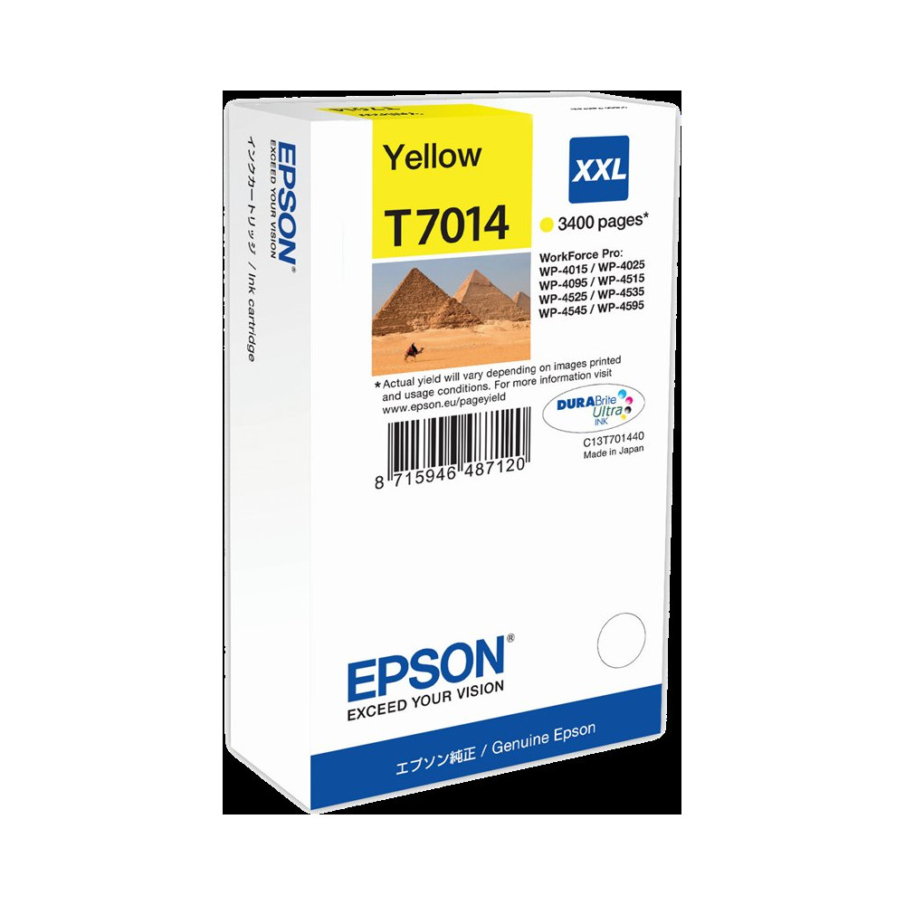 Epson T7014 XXL giallo Cartuccia d'inchiostro (C13T70144010)