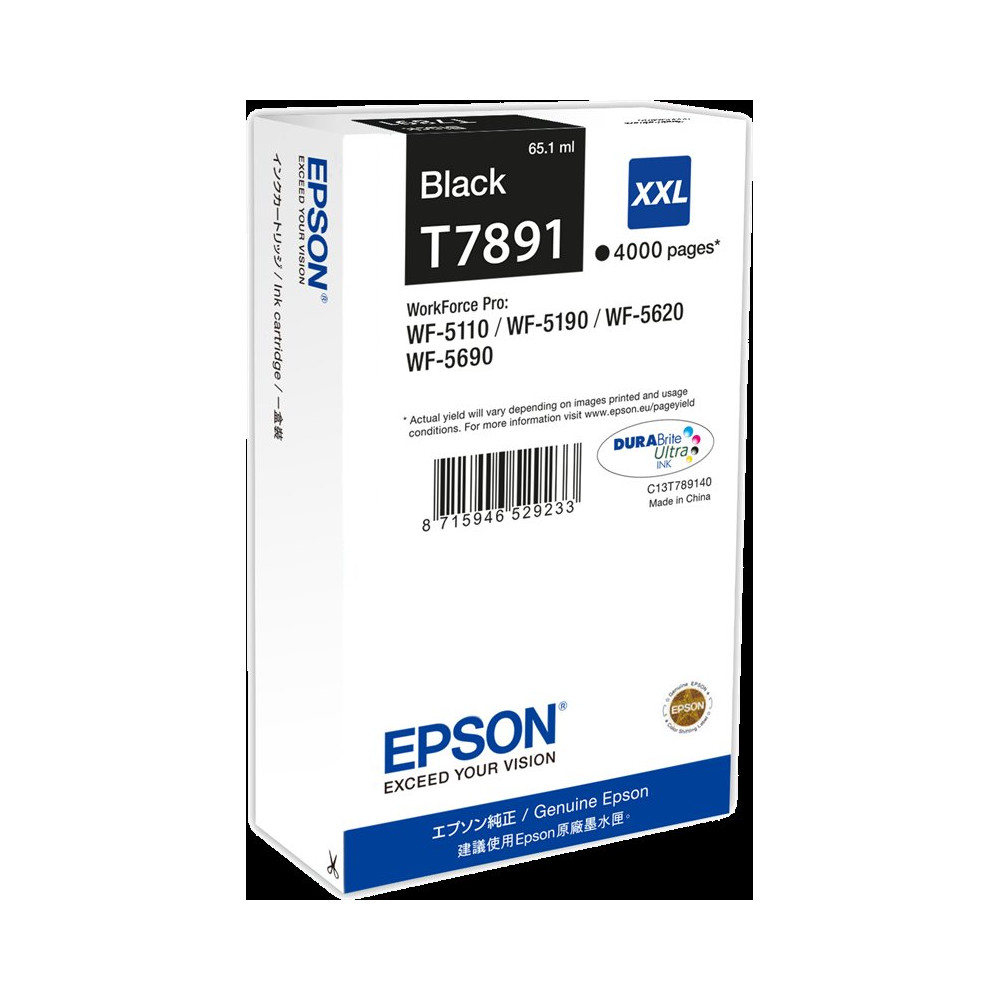 Epson T7891 XXL nero Cartuccia d'inchiostro (C13T789140)