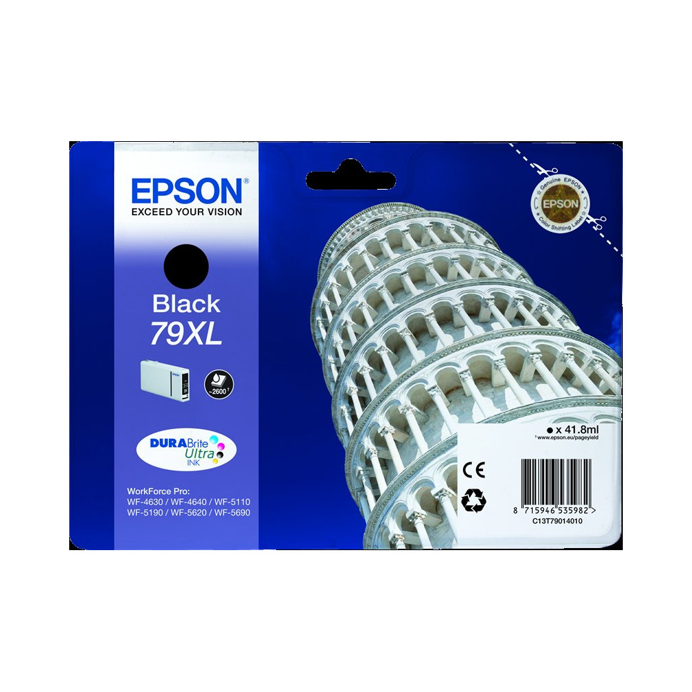 Epson 79 XL nero Cartuccia d'inchiostro (C13T79014010)
