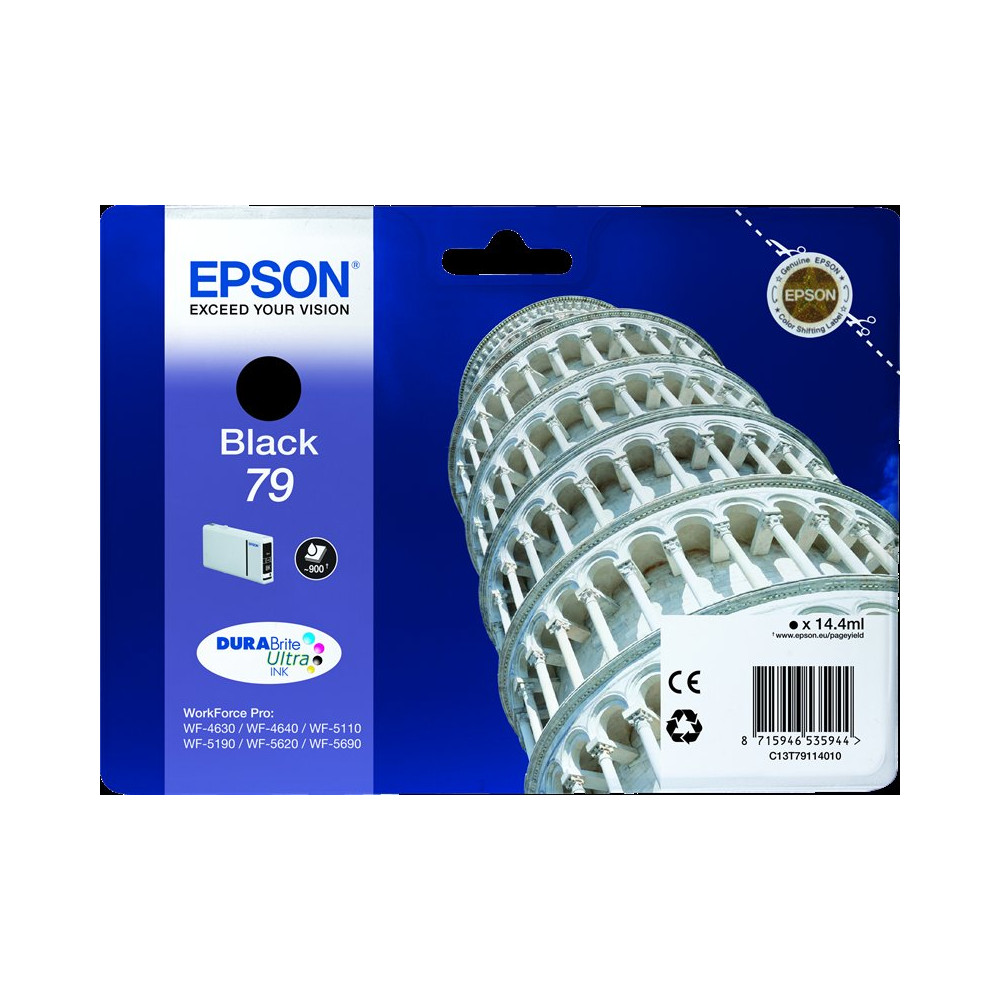 Epson 79 nero Cartuccia d'inchiostro (C13T79114010)