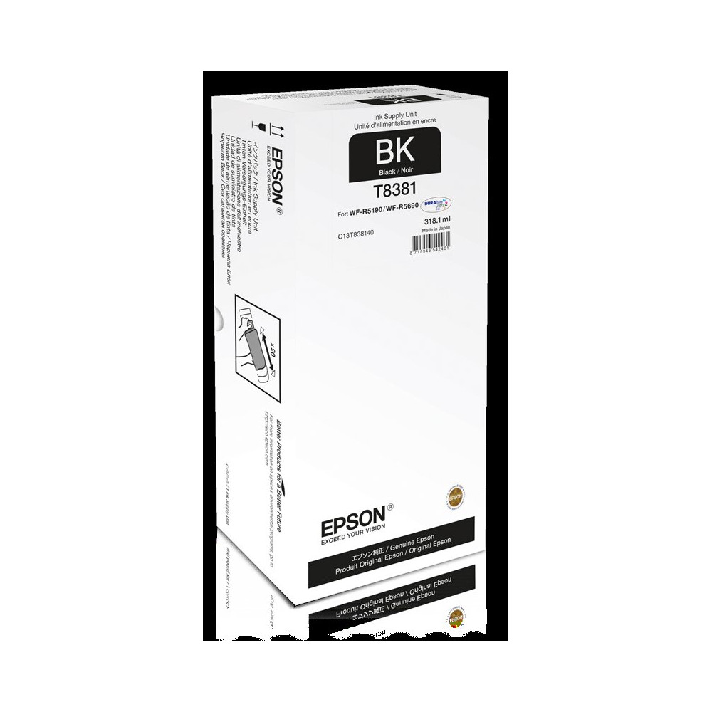 Epson T8381 nero Cartuccia d'inchiostro (C13T838140)
