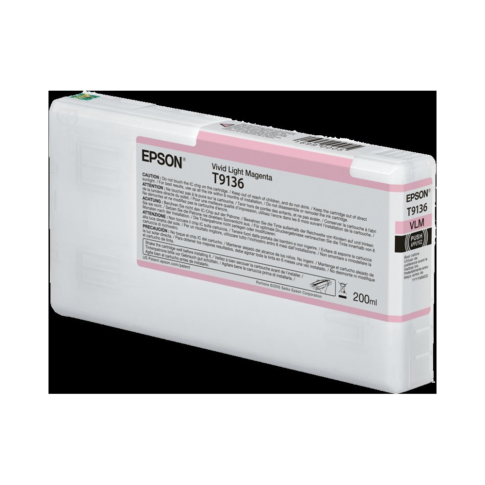 Epson T9136 magenta (chiaro) Cartuccia d'inchiostro (C13T91360N)