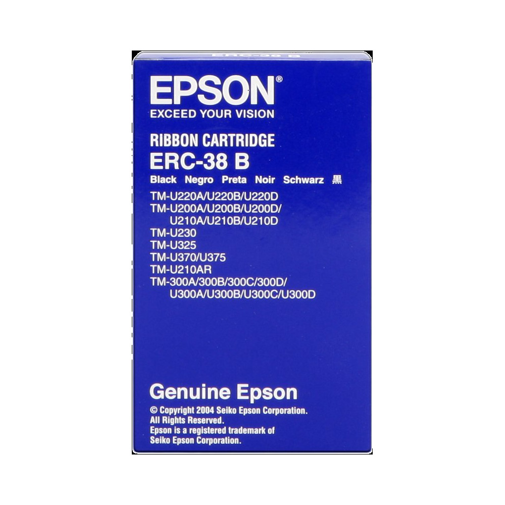 Epson ERC-38 B nero Nastro colorato (C43S015374)