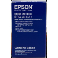 Epson ERC-38 BR nero / Rosso Nastro colorato (C43S015376)
