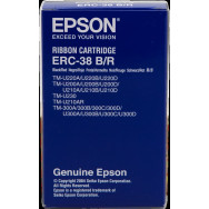 Epson ERC-38 BR nero / Rosso Nastro colorato (C43S015376)