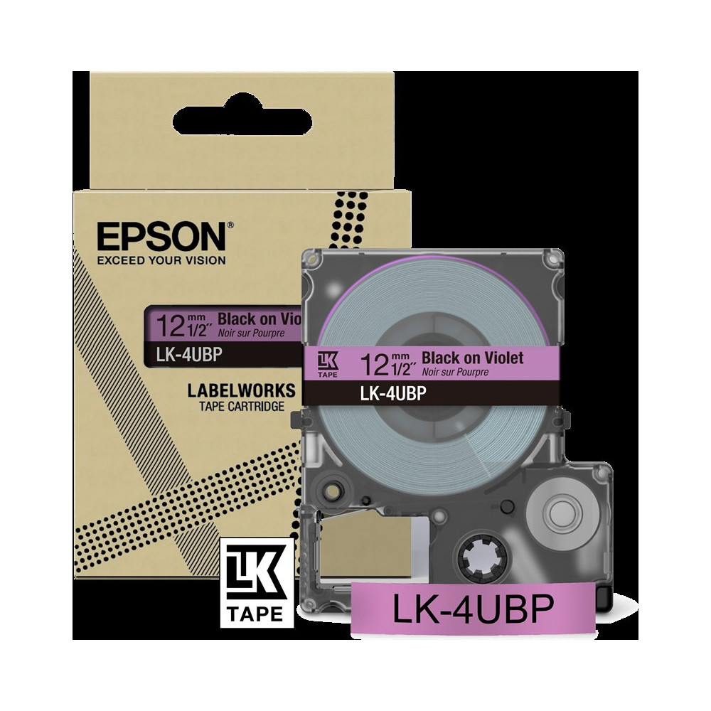 Epson LK-4UBP Nastro nerosuVioletto