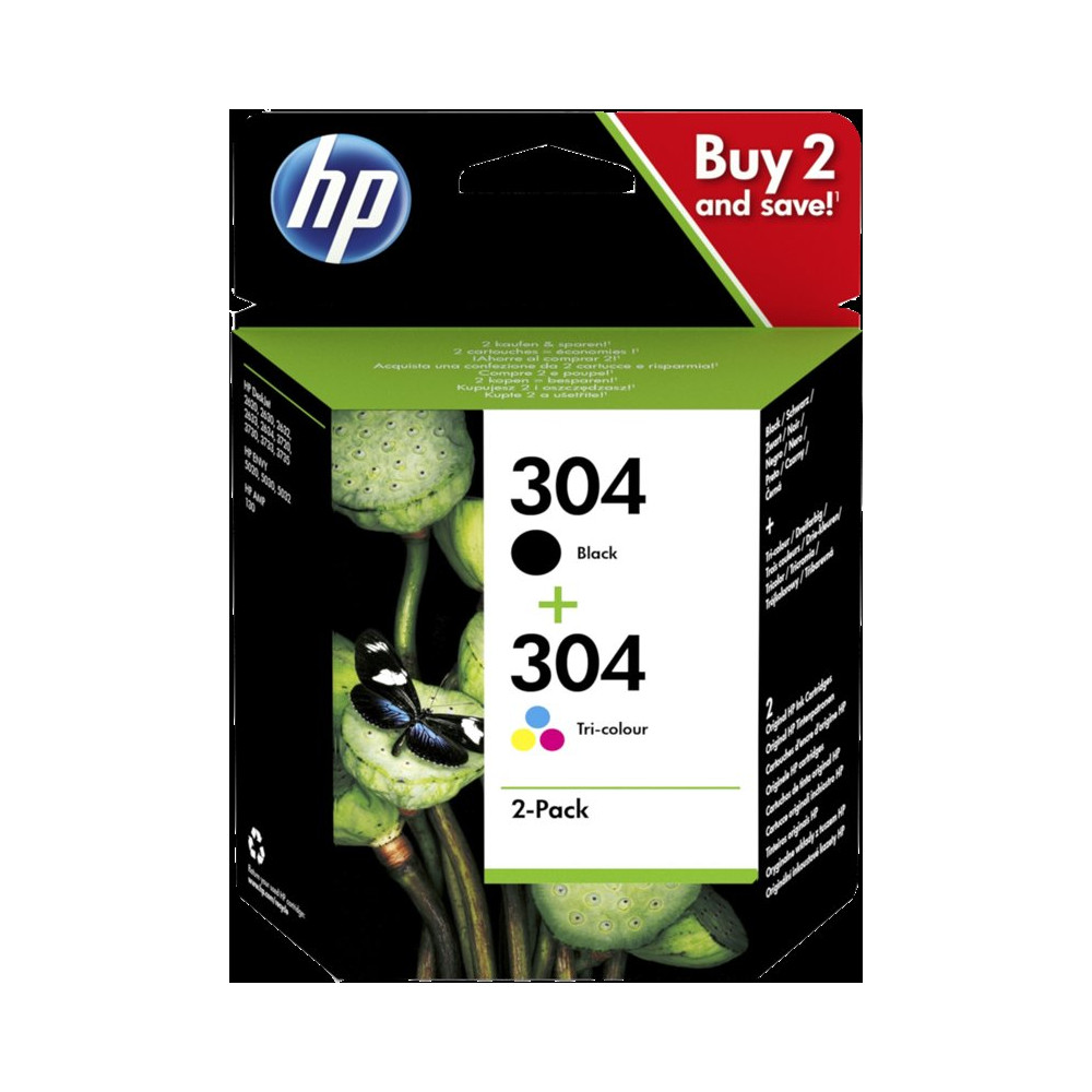 HP 304 Multipack nero / differenti colori (3JB05AE)