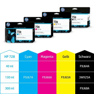 HP 728 Nero (opaco) Cartuccia d'inchiostro (3WX25A)