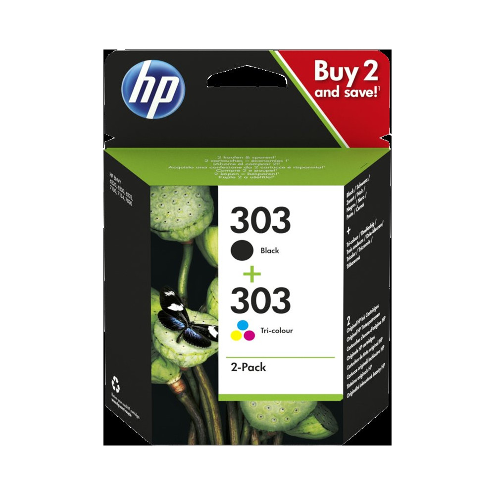 HP 303 Multipack nero / differenti colori (3YM92AE)