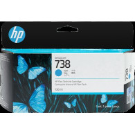 HP 738 ciano Cartuccia d'inchiostro (498N5A)