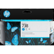 HP 738 ciano Cartuccia d'inchiostro (498N5A)