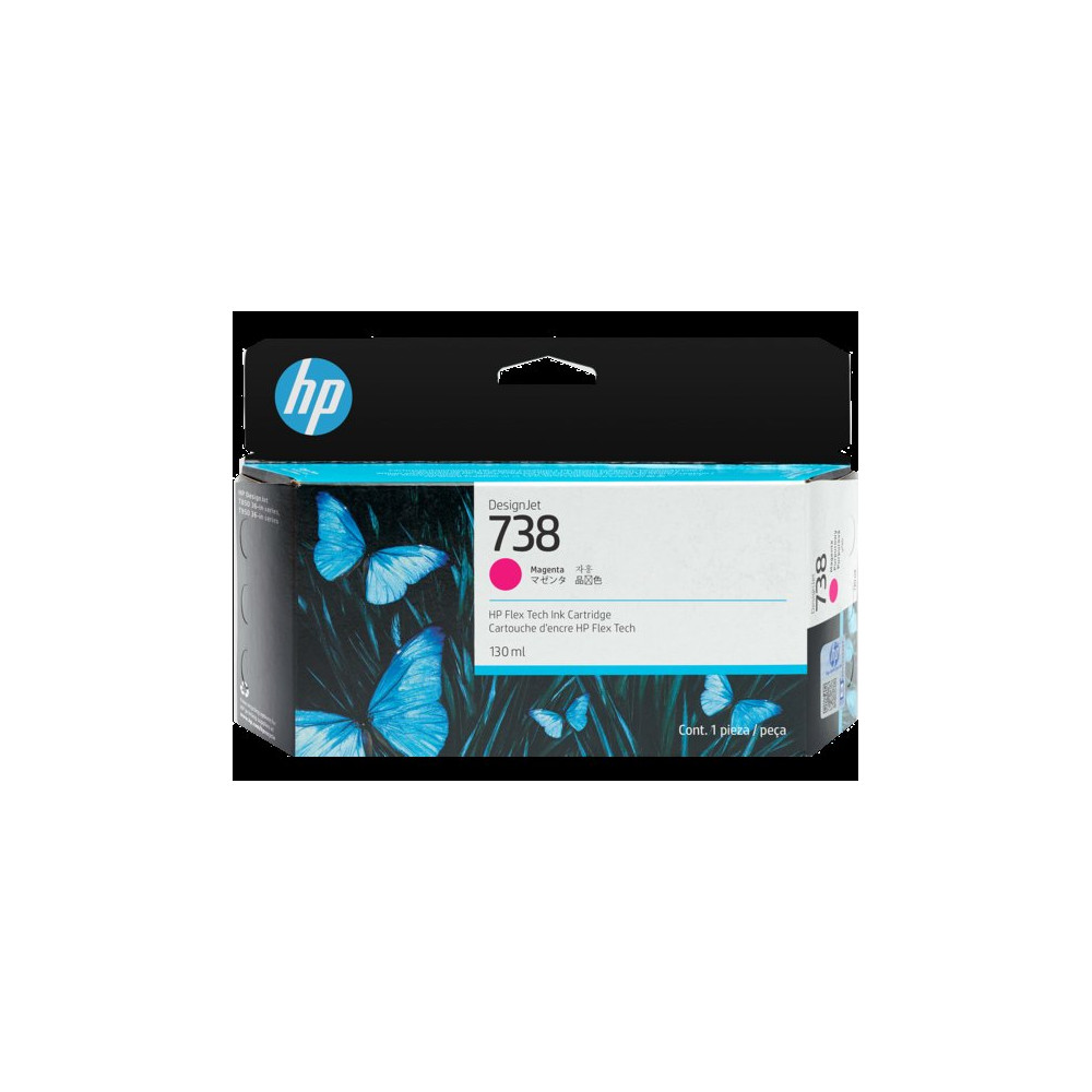 HP 738 magenta Cartuccia d'inchiostro (498N6A)