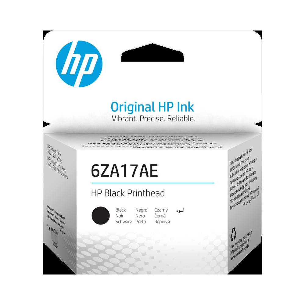 HP 500/600 Serie Testina per stampa nero (6ZA17AE)