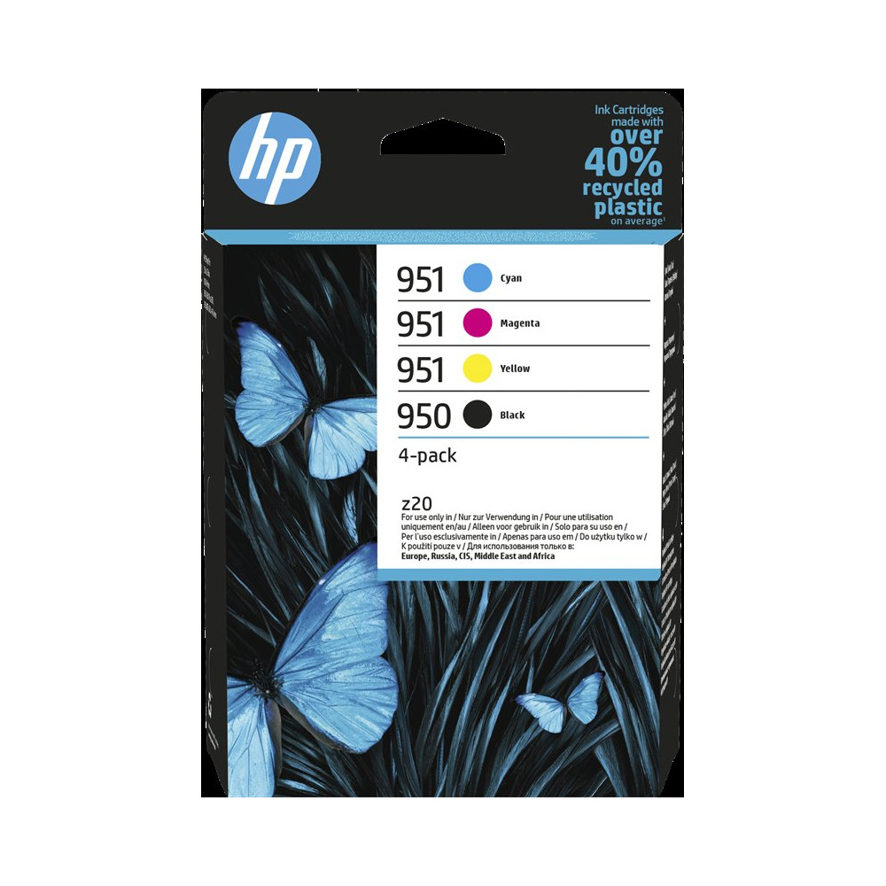 HP 950 / 951 Multipack nero / ciano / magenta / giallo (6ZC65AE)