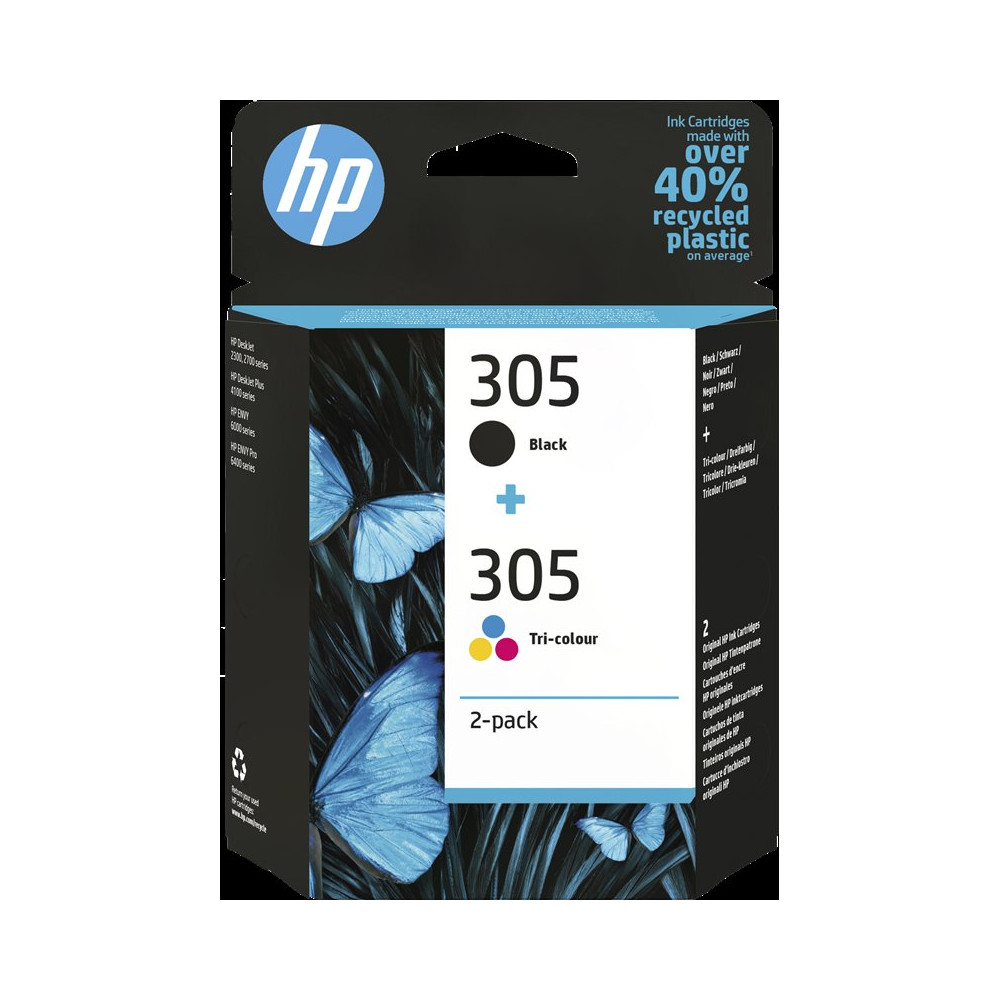 HP 305 Multipack nero / differenti colori (6ZD17AE)