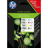 HP 950XL+951XL Multipack nero / ciano / magenta / giallo (C2P43AE MCVP 01)