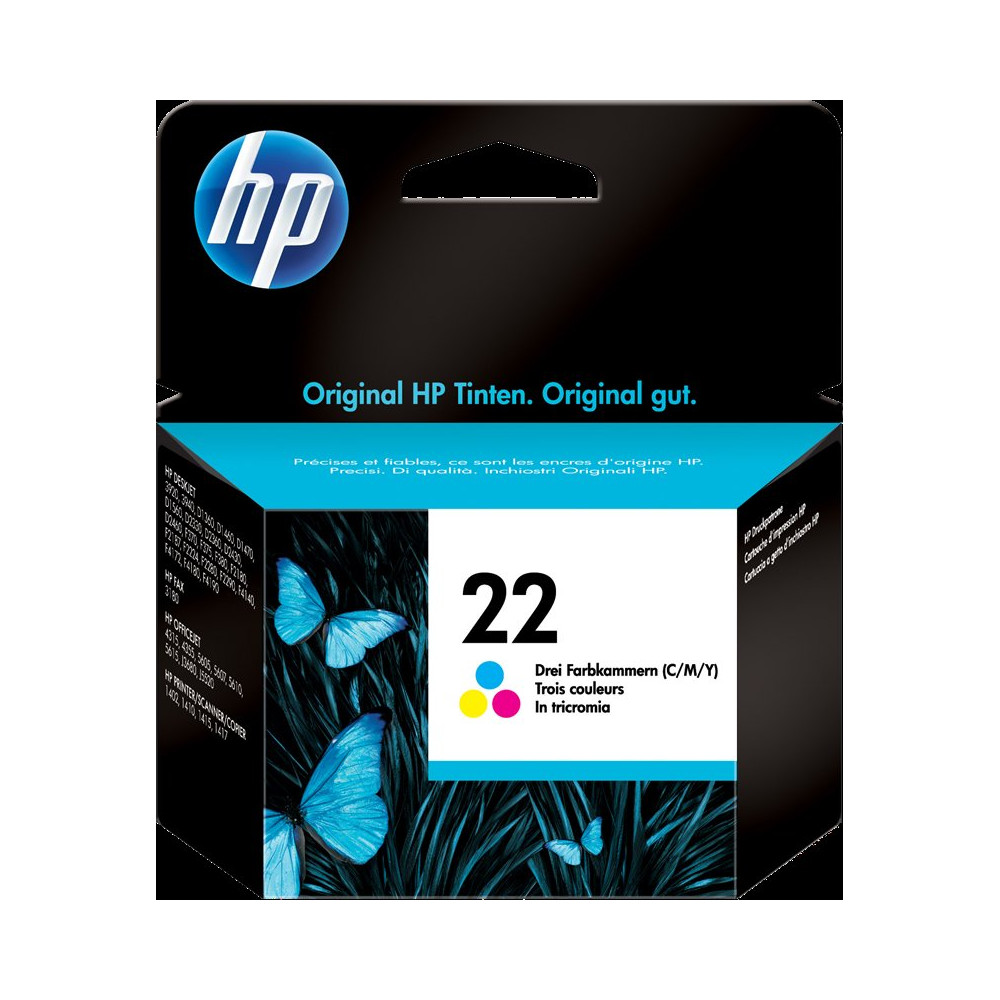 HP 22 differenti colori Cartuccia d'inchiostro (C9352AE)