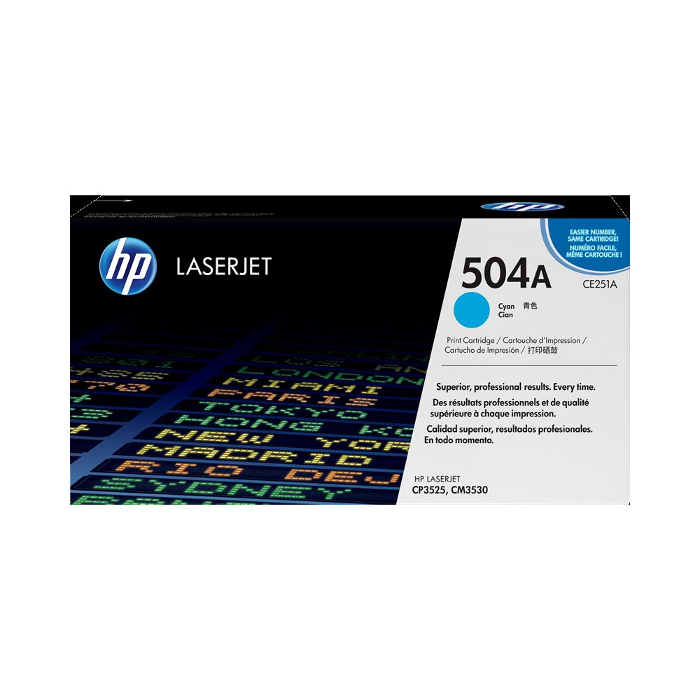 HP 504A ciano toner (CE251A)