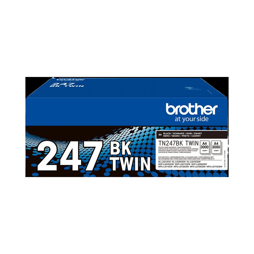 Brother TN-247BK TWIN Multipack nero