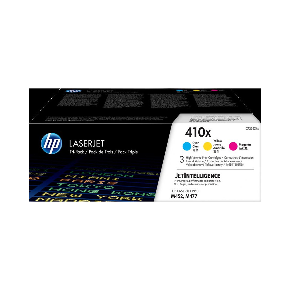 HP 410X Multipack ciano / magenta / giallo (CF252XM)